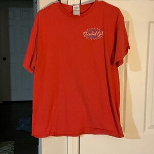 Delta Bright Red Graphic Short Sleeve Tee
